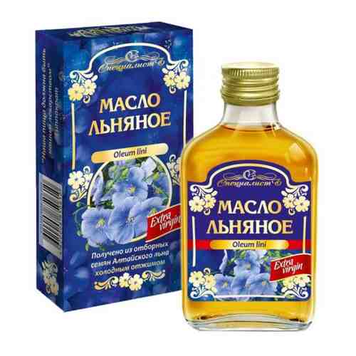 Масло льняное 100мл. Алтайское холодного отжима. Altay Organic арт. 100458767730
