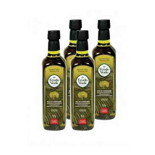 Масло оливковое Feudo Verde Pomace рафинированное 500 мл пэт 4 шт арт. 101522654110