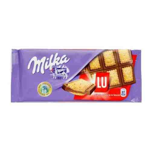 Молочный шоколад Milka LU с печеньем 87 гр. арт. 101526530762