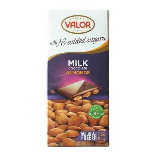 молочный шоколад с миндалем без сахара Valor без глютена ( Испания) арт. 100893053519