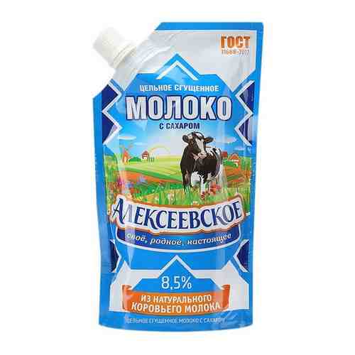 Молоко цельное сгущеное 8,5% Алексеевское (бзмж) 270г х 4 шт. арт. 101723520829