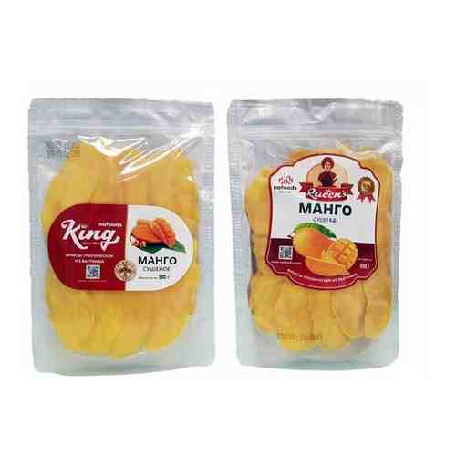 Набор из 2 пакетов натурального сушеного Манго KING 500г и Queen 500г арт. 101493453687