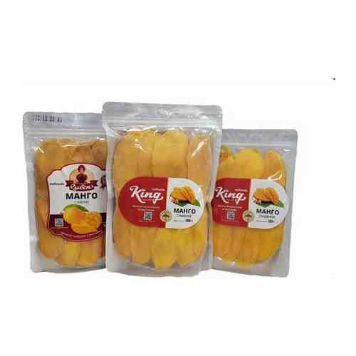Набор из 3 пакетов 100% натурального манго KING и QUEEN. 1800г. арт. 101493479269