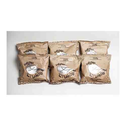 Набор крафтовых картофельных чипсов crumbs с Солью, 18 шт по 70 гр арт. 101646023810