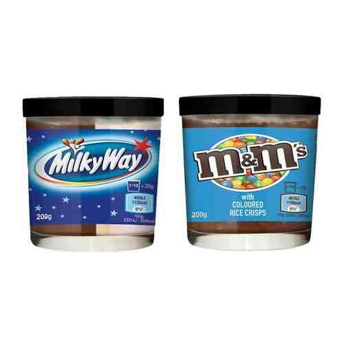 Набор шоколадных паст M&M's + MilkyWay (2 шт. оп 200 г.) арт. 101092553388