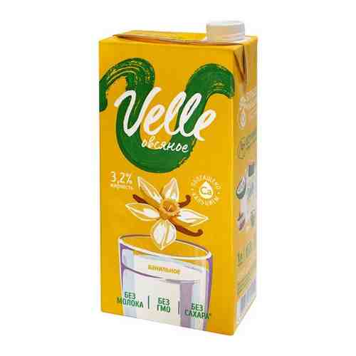 Напиток растительный Velle овсяный со вкусом Ванили, 12 шт. по 1л арт. 101456154568