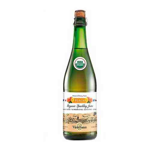 Напиток Val De Fance, Вал де Франс Персик (USDA Organic) 0,75 стекло. арт. 101544276601