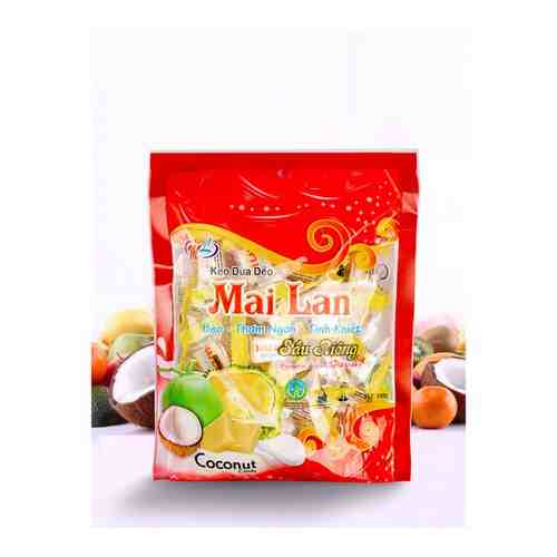 Натуральные кокосовые конфеты с дурианом Mai Lan Deo Dua (240г.), Вьетнам арт. 101410449052