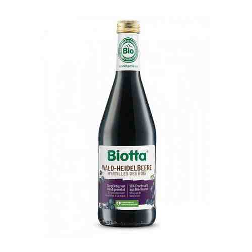 Нектар Biotta (Биотта) из дикой лесной Черники 0,5л х 6шт, стекло арт. 101725531950