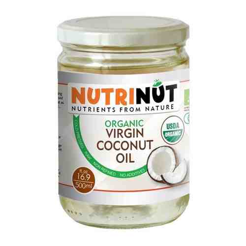 NUTRINUT, кокосовое масло organic virgin coconut oil. Пищевое 500 мл. арт. 100854349042