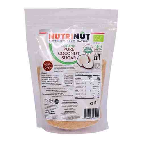 NUTRINUT, кокосовый сахар organic coconut sugar. Пищевой 250г. арт. 100870924540