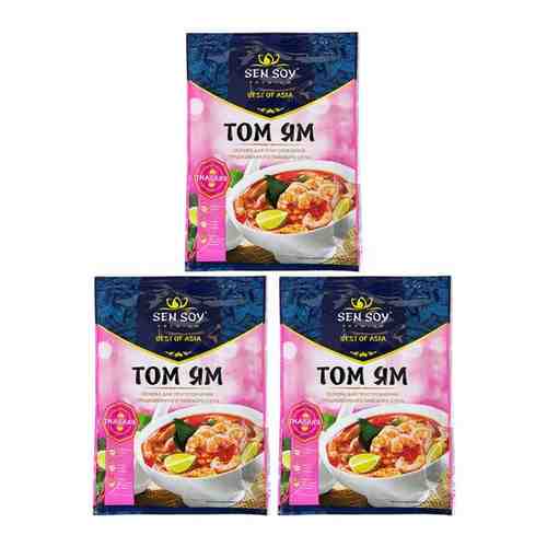 Основа для супа Том ям Tom yum Sen Soy Premium 3 штуки по 80 гр арт. 101308006584