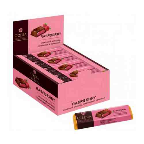 OZera», шоколадный батончик Raspberry малина 20шт по 42 г арт. 101760591340