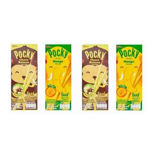 Палочки Pocky банан шоколад + Pocky манго 25 гр. (4 шт) арт. 101103331375