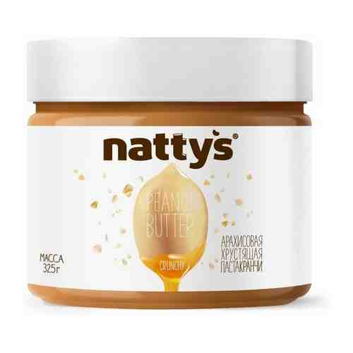 Паста арахисовая Nattys® Crunchy с кусочками арахиса и мёдом 325 гр арт. 100429137565