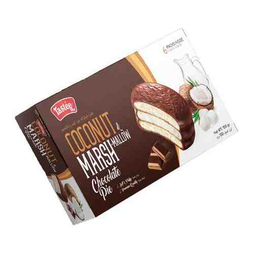 Печенье бисквитное Tastee Coconut Marshmallow Chocolate Pie со вкусом кокоса 150 гр арт. 1434025303