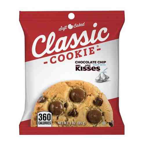 Печенье Classic Cookies Hershey’s Kisses с молочным шоколадом 85 гр. арт. 101481572527