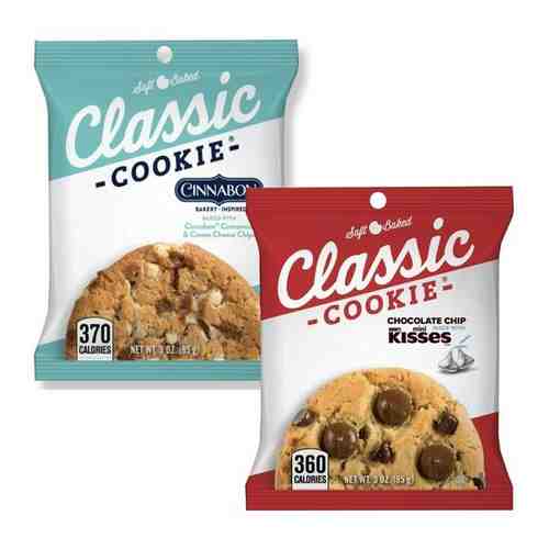 Печенье Hershey’s Classic Cookies Kisses + Cookies Cinnabon (2 шт. по 85 гр.) арт. 101486336453