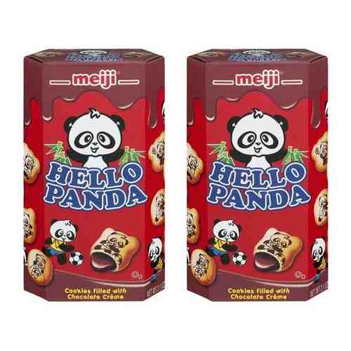 Печенье Meiji Hello Panda с шоколадной начинкой (2 шт. по 45 гр.) арт. 101550983287