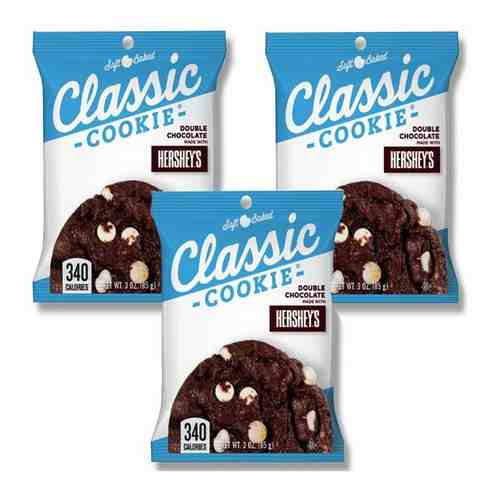 Печенье Mini Hershey’s classic Double Choco двойной шоколад (3 шт. по 85 гр.) арт. 101481587426