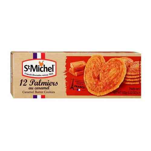 Печенье St Michel Palmiers Caramel Butter Biscuits сливочное карамельное, 100г арт. 982638168