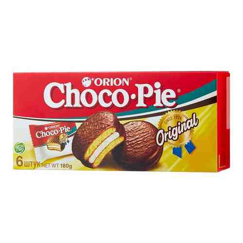 Пирожное Orion Choco Pie 360 г (12 штук в упаковке) арт. 100414011777
