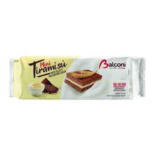 Пирожные Balconi шоколадные бисквитные с кремом из сыра маскарпоне, 300 г арт. 101614778402