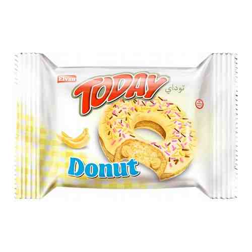 Пончик Today Donut banana (50 гр) В упаковке 24 шт. арт. 296915060