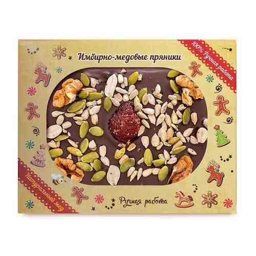Пряник в шоколадной глазури Пекарня SOFI с орехами и сухофруктами Грецкий орех арт. 101671593644