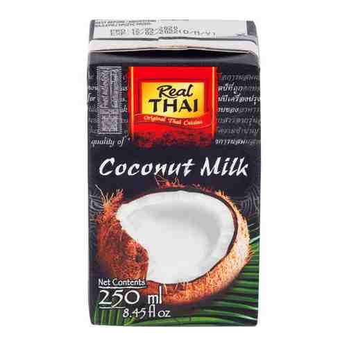 REAL THAI кокосовое молоко 250мл, Tetra Pak арт. 865609176