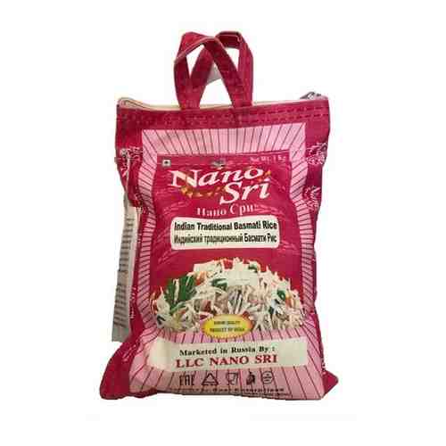 Рис индийский Басмати Традиционный Nano Sri непропаренный ароматный 1 кг арт. 565294058