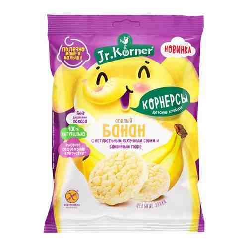 Рисовые мини хлебцы Jr. Korner с бананом 0,03 арт. 504664132