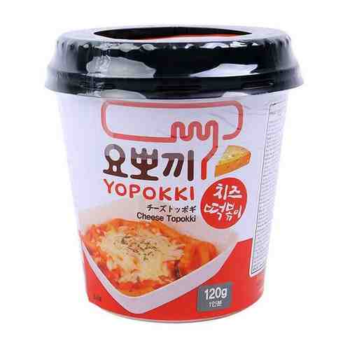 Рисовые палочки токпокки Yopokki с сыром в чашке , Корея, 120 г арт. 100973190405