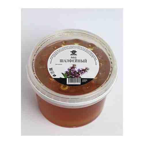 Шалфейный мёд 1 кг/ натуральный мед/ мед прямо с пасеки/ Добрый пасечник арт. 101510930785