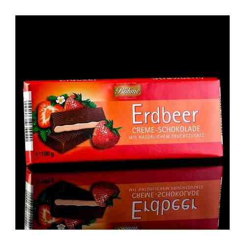 Шоколад Bohme Creme-Schokolade Erdbeer с клубничной начинкой, 100 г арт. 101719723775
