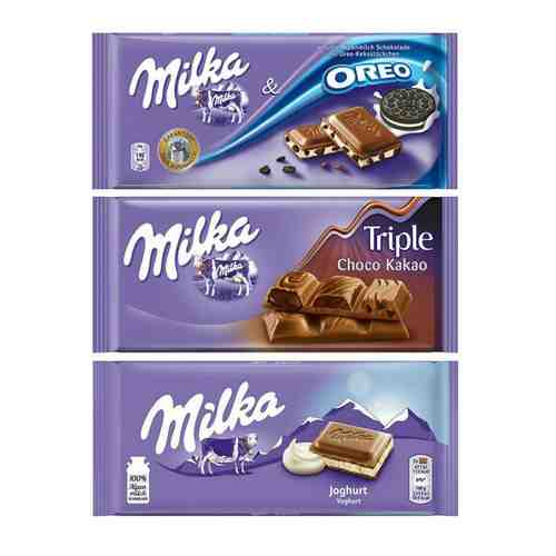 Шоколад Milka Oreo + Triple Cocoa + Yoghurt (3 шт) арт. 101125069062