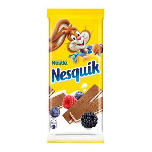 Шоколад NESQUIK молочный с ягодами и злаками, 100 г арт. 143460068