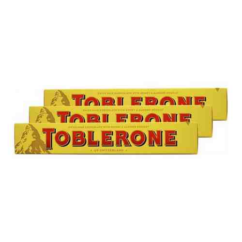 Шоколад Toblerone молочный с медом и нугой 100г. 3шт. арт. 101111005002