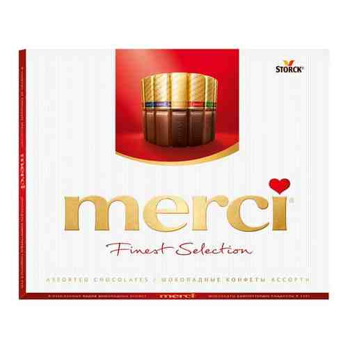 Шоколадные конфеты merci ассорти Весенние вставки 250 гр. (2 дизайна в 1 коробе) арт. 101579848732