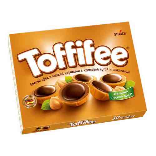Шоколадные конфеты Toffifee с цельным лесным орехом в карамели 250 гр. арт. 168435319