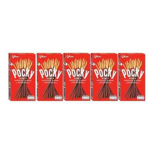 Шоколадные палочки Pocky Choco / Покки шоколад 47 г. 5 шт. (Таиланд) арт. 101610391014