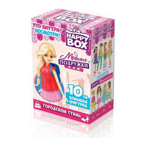 Сладкая сказка HAPPY BOX Модные подружки игрушка с карамелью 18 г арт. 651392015