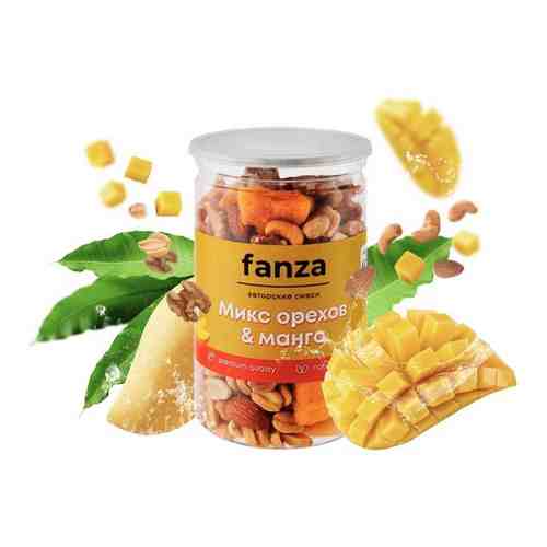 Смесь орехов Fanza / Микс орехов (арахис, миндаль, грецкий орех, кешью) с манго / 250 г арт. 101661091980