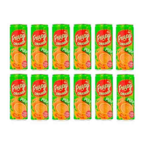 Сок с кусочками и мякотью апельсина «FRUPY» Orange 0.25л жб бан. 12 шт. арт. 101762665766