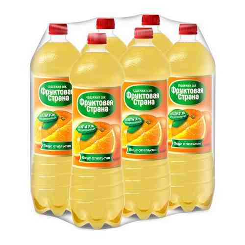 Сокосодержащий напиток Фруктовая страна Апельсин 1,42 л ПЭТ негазированный арт. 101645773069
