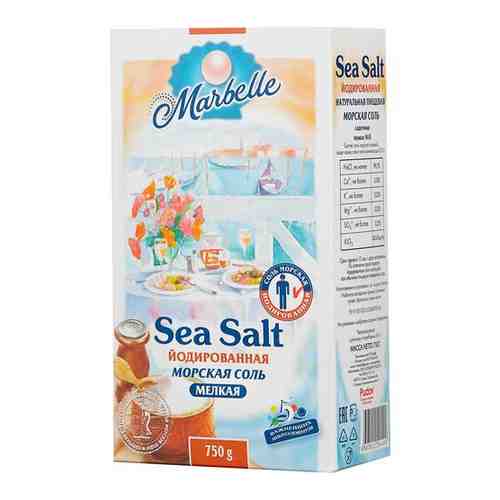 Соль морскаясоль йодированная мелкая помол №0 Marbelle, 750 г арт. 265131009