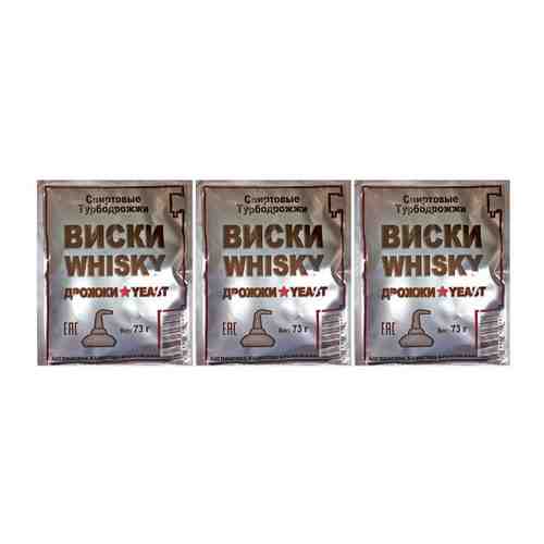 Спиртовые дрожжи Turbo Whisky, 73 г. Комплект 3 шт. арт. 101670689732