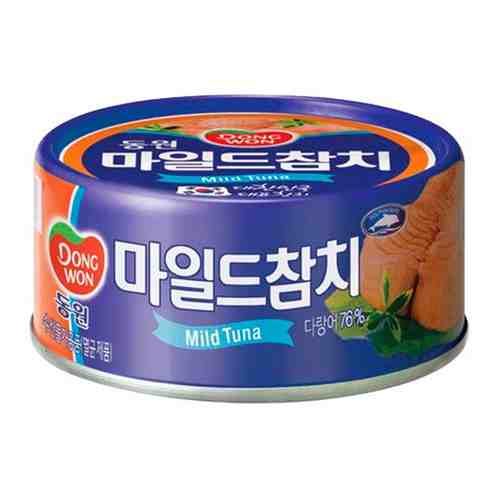 Тунец консервированный легкий Dongwon, 200 г арт. 101308566737