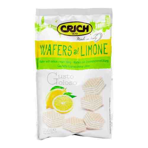 Вафли Crich с лимонно-кремовой начинкой Wafers with lemon filling, 125г арт. 101498641783