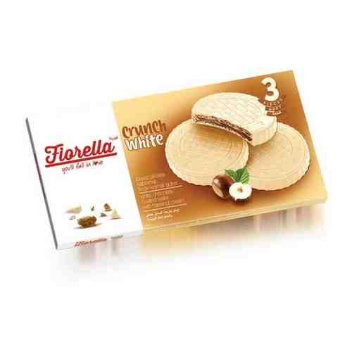 Вафли Fiorella в белом шоколаде с ореховой начинкой 60 гр арт. 1660967005
